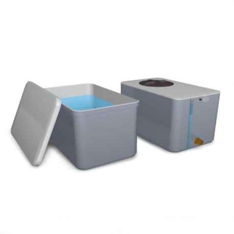 Depósito rectangular tapa suelta - 300 lts