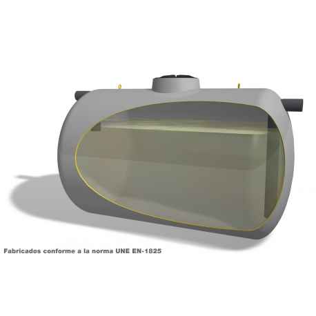 BIOGRAS - Separadores de Grasas PRFV - 500 lts