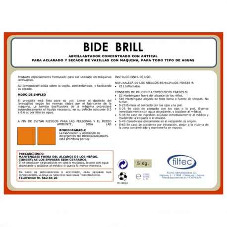 Abrillantador concentrado BIDE BRILL