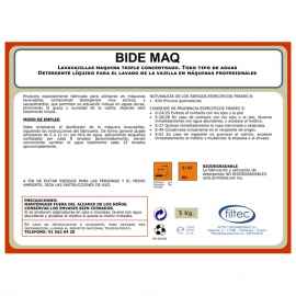 Detergente líquido para todo tipo de aguas BIDE MAQ