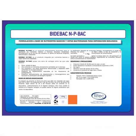 Depuración biológica nutrientes N y P - BIDEBAC N-P-BAC