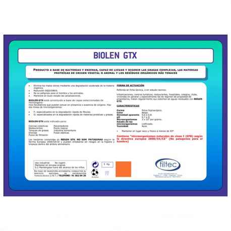 Bacterias y enzimas BIOLEN GTX