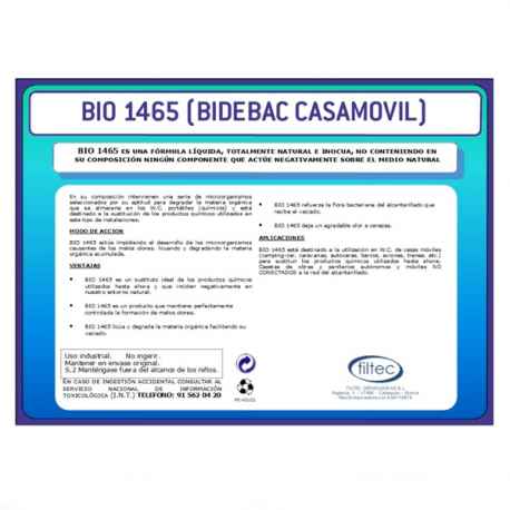 Sustituto de productos químicos BIO 1465